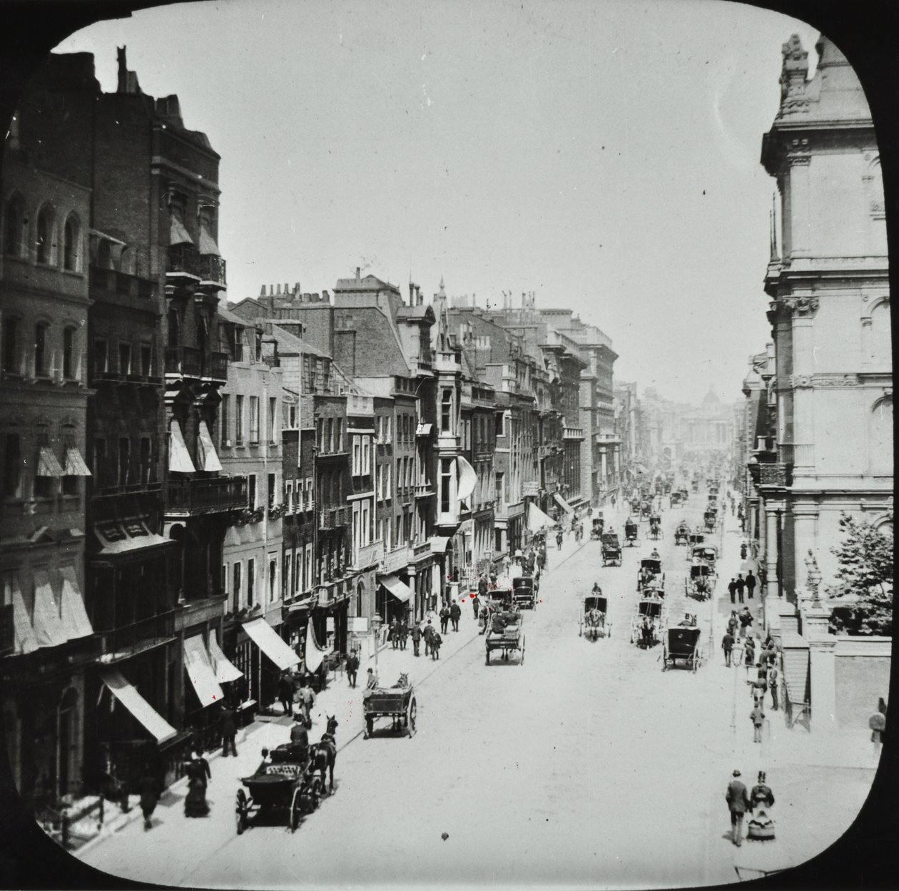 Pall Mall, Westminster LB: katso itään Marlborough Roadilta, 1895 tekijältä English Photographer
