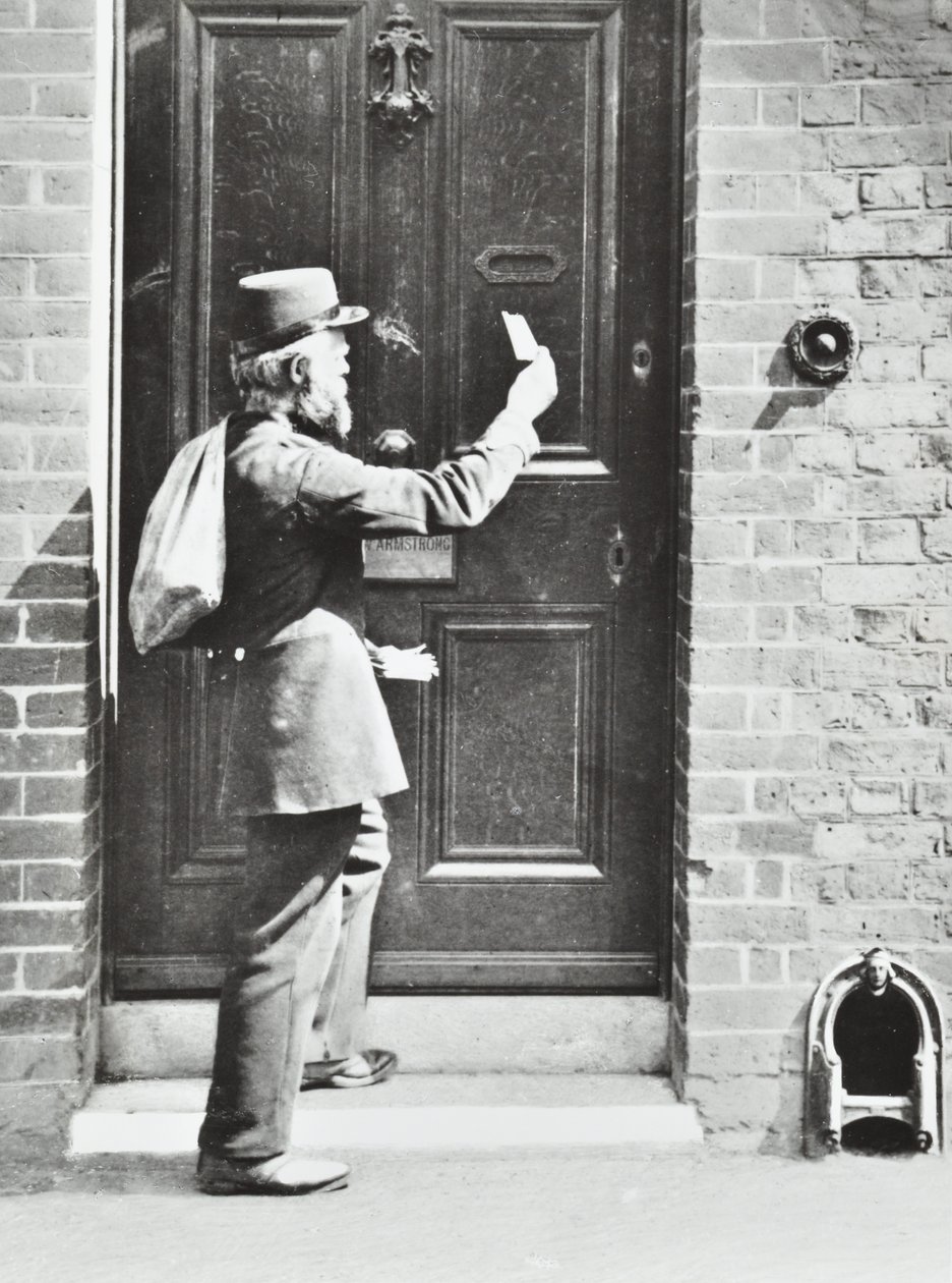 Postimies King William Walkissa, Greenwichissä, 1885 tekijältä English Photographer