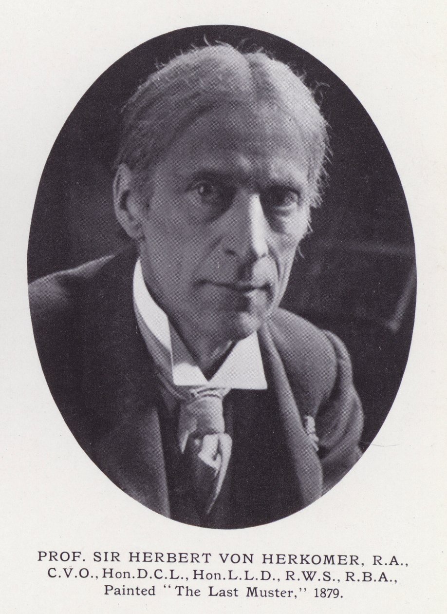 Lontoon tunnetuimmat miehet: Professori Sir Herbert Von Herkomer (m/v kuva) tekijältä English Photographer