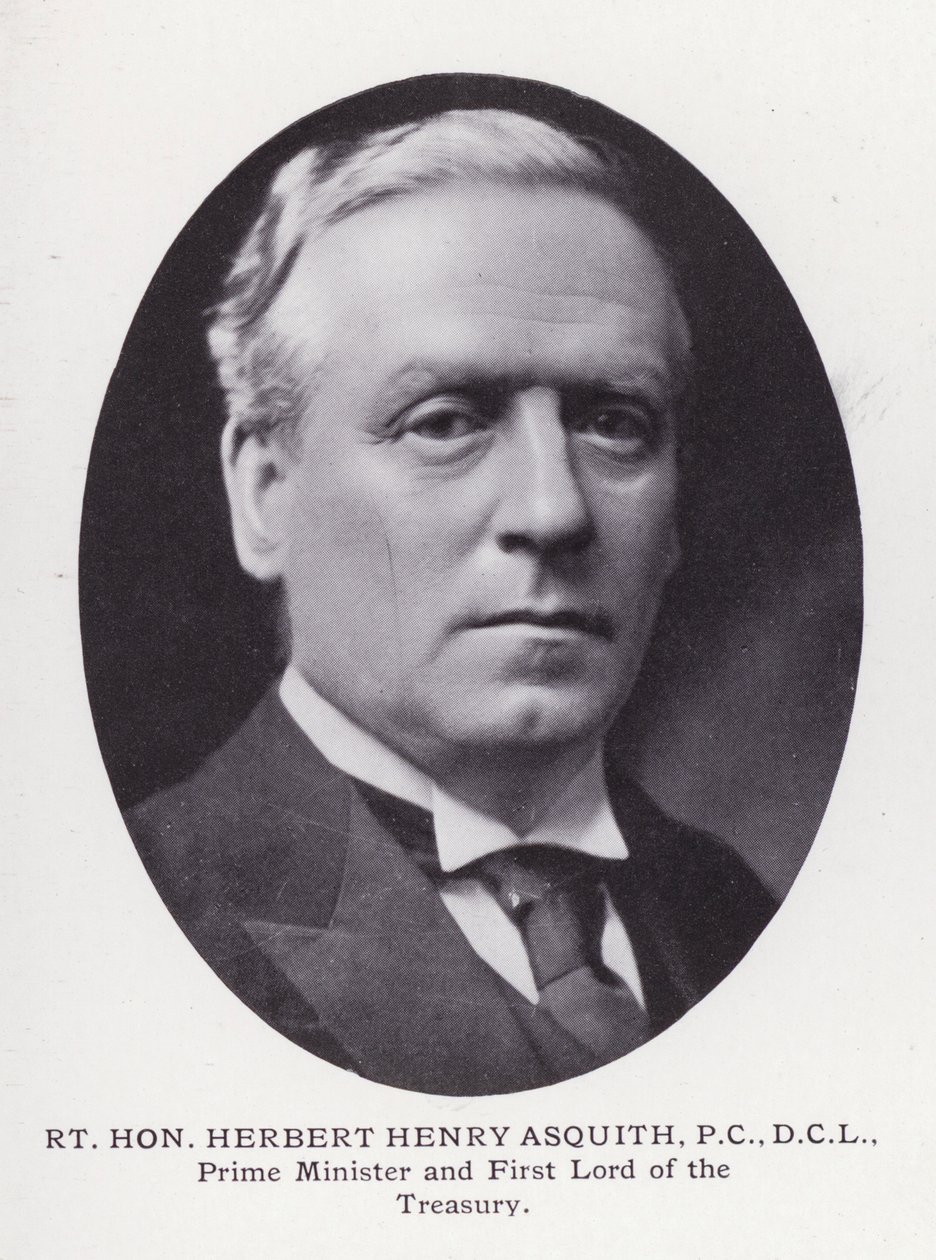 Lontoon tunnetuimmat miehet: Rt Hon Herbert Henry Asquith (m/v kuva) tekijältä English Photographer