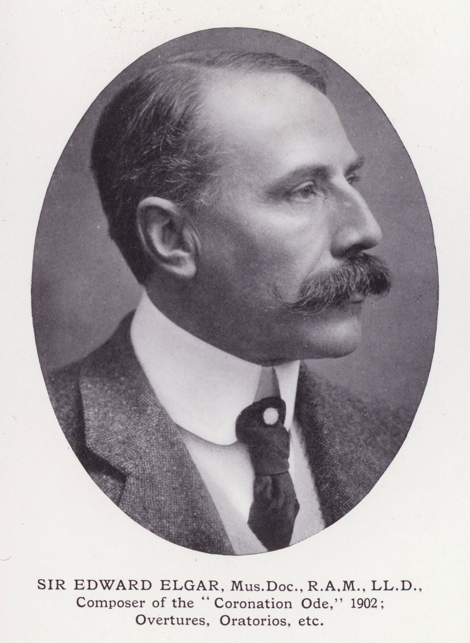 Lontoon tunnetuimmat miehet: Sir Edward Elgar (m/v kuva) tekijältä English Photographer