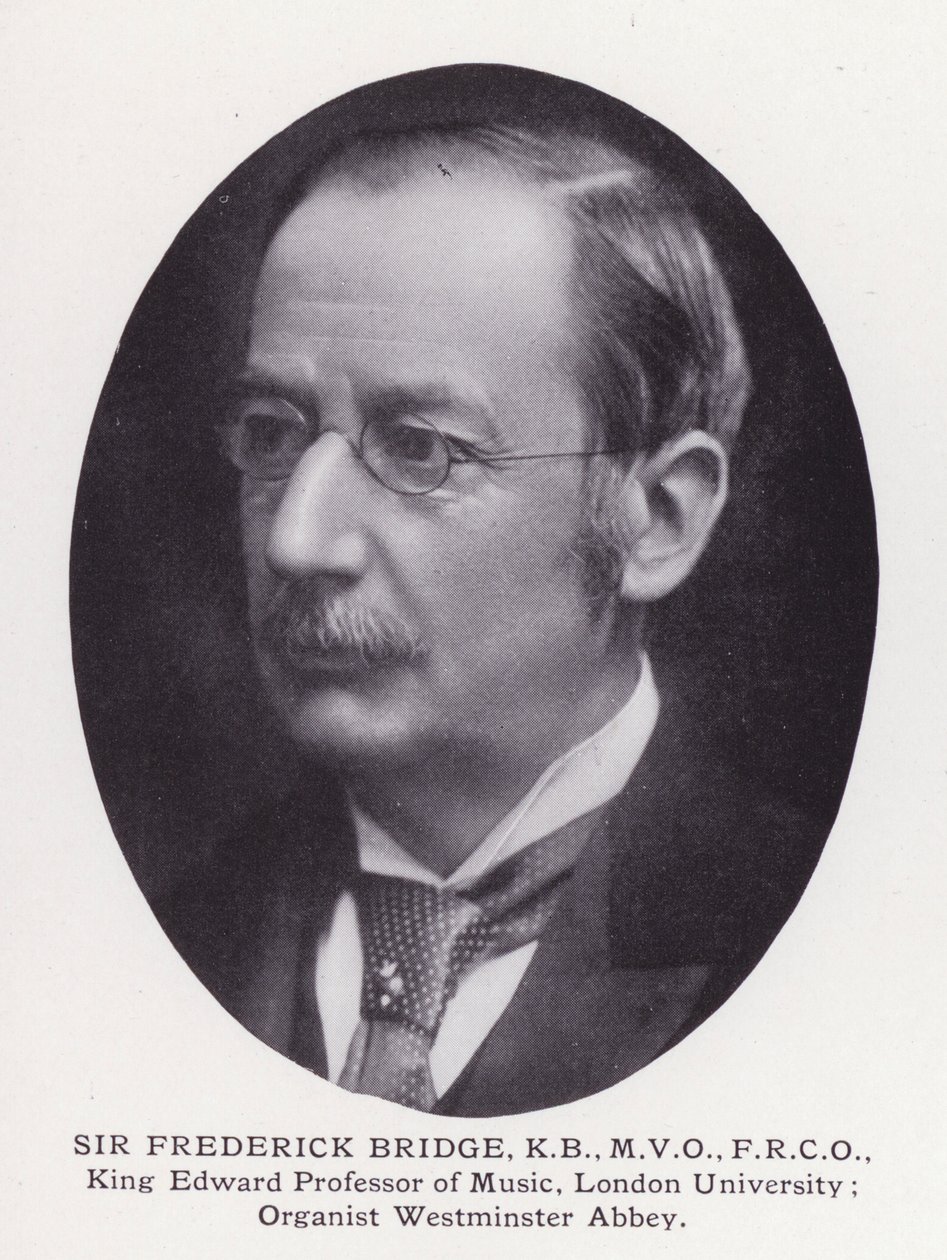 Lontoon tunnetuimmat miehet: Sir Frederick Bridge (m/w kuva) tekijältä English Photographer