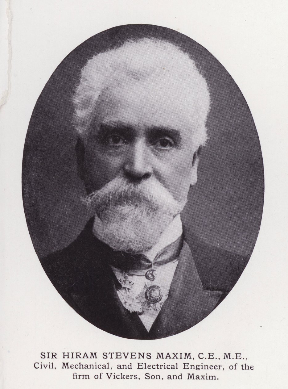 Lontoon tunnetuimmat miehet: Sir Hiram Stevens Maxim (m/v kuva) tekijältä English Photographer
