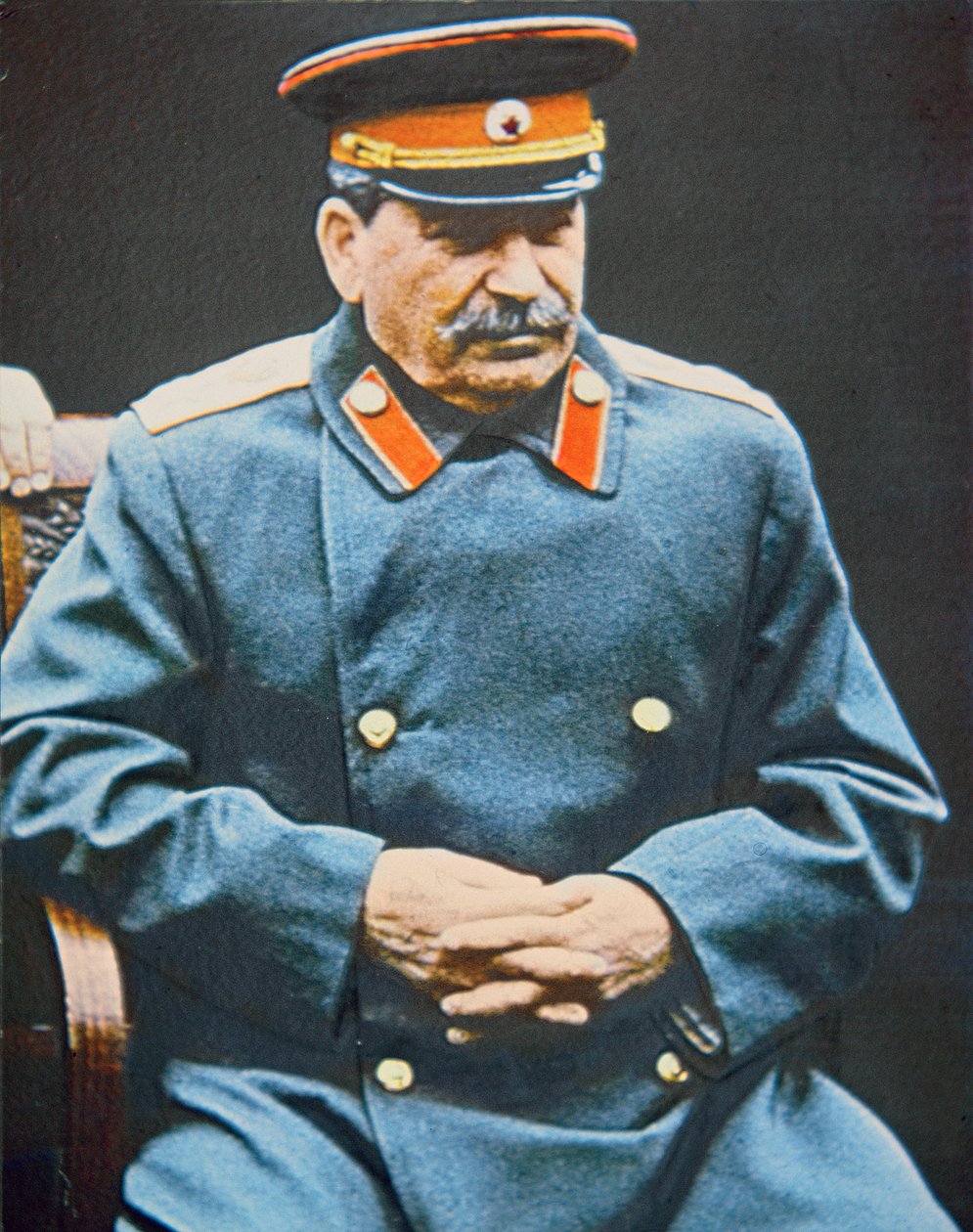 Stalin Jaltan konferenssissa helmikuussa 1945 (kuva) tekijältä English Photographer