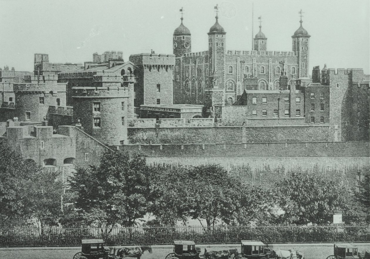 Tower Hill: näkymä Lontoon Towerista, 1895 tekijältä English Photographer