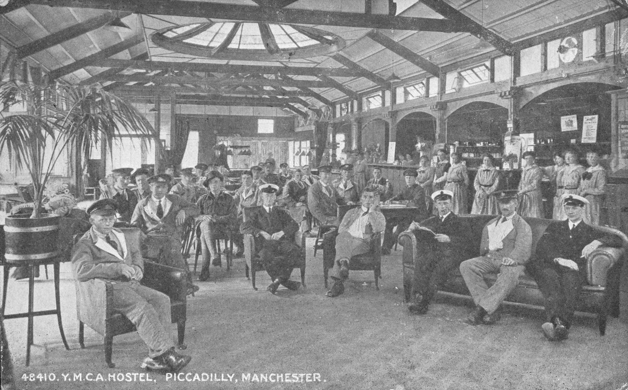 YMCA Hostel, Piccadilly, Manchester, n. 1910 tekijältä English Photographer