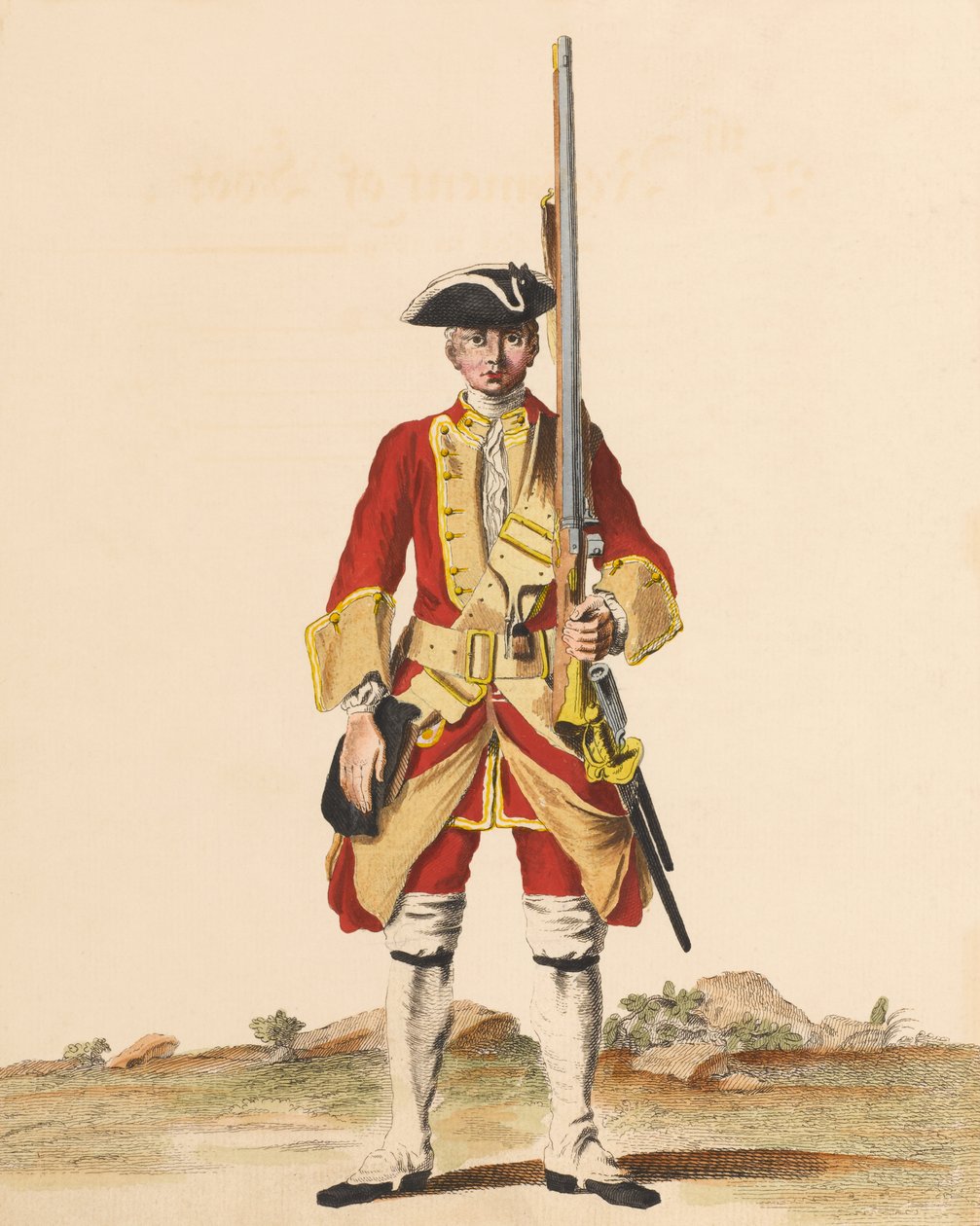 ?27th Regiment of Foot?, 1742 noin tekijältä English School