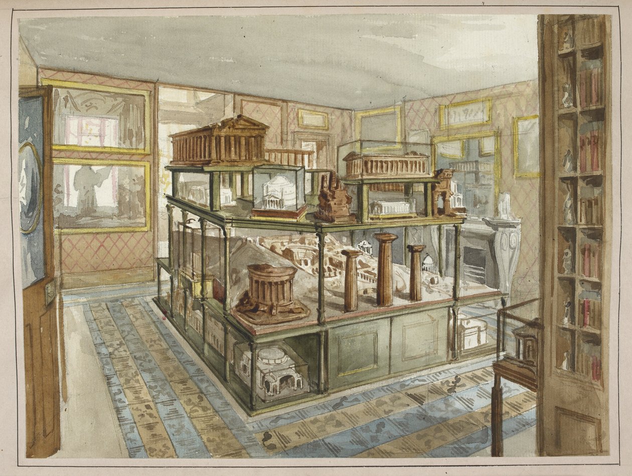 74 Model Room, julkaisusta "Talon ja museon kuvaus, Lincoln