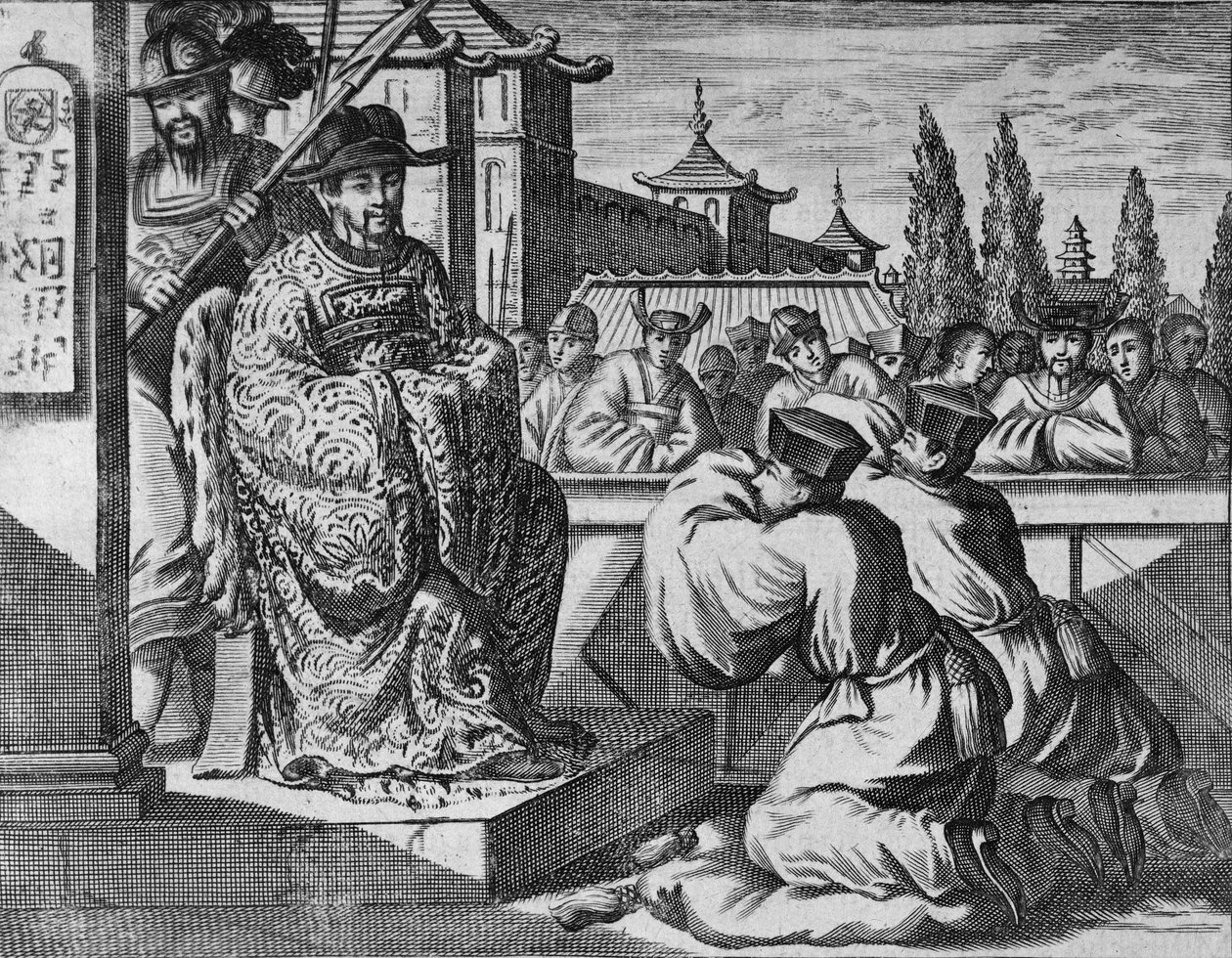 Kiinan maakunnan kuvernööri, kuva Kiinan suurlähetystöjen kuvauksesta, 1690 tekijältä English School