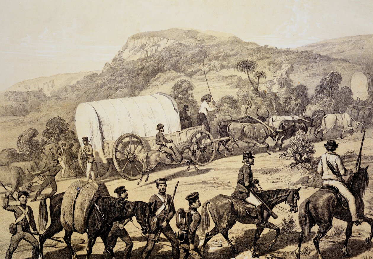 Vaunujen saattue Kafirlandin kohtauksista ja tapahtumista Kafirin sodassa 1851-53 tekijältä English School