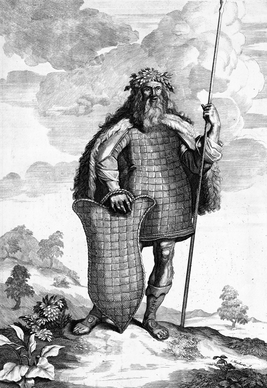 Markomaani, kaiverrettu Cornelis Huyberts, kuvitus Caesars Commentariesille, kääntänyt englanniksi William Duncan, julkaistu 1753 tekijältä English School