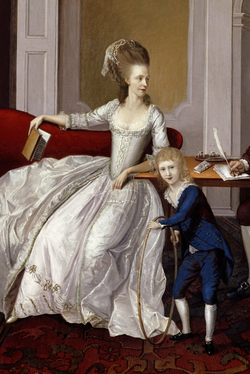 Äiti ja lapsi, n. 1780 tekijältä English School