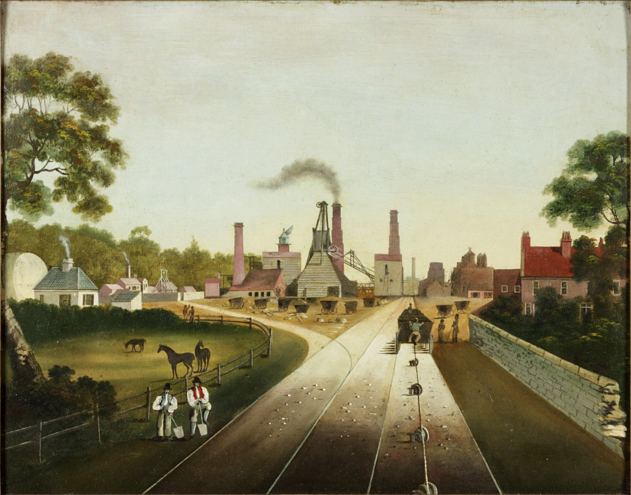"A" Pit, Backworth, n. 1823-67 tekijältä English School