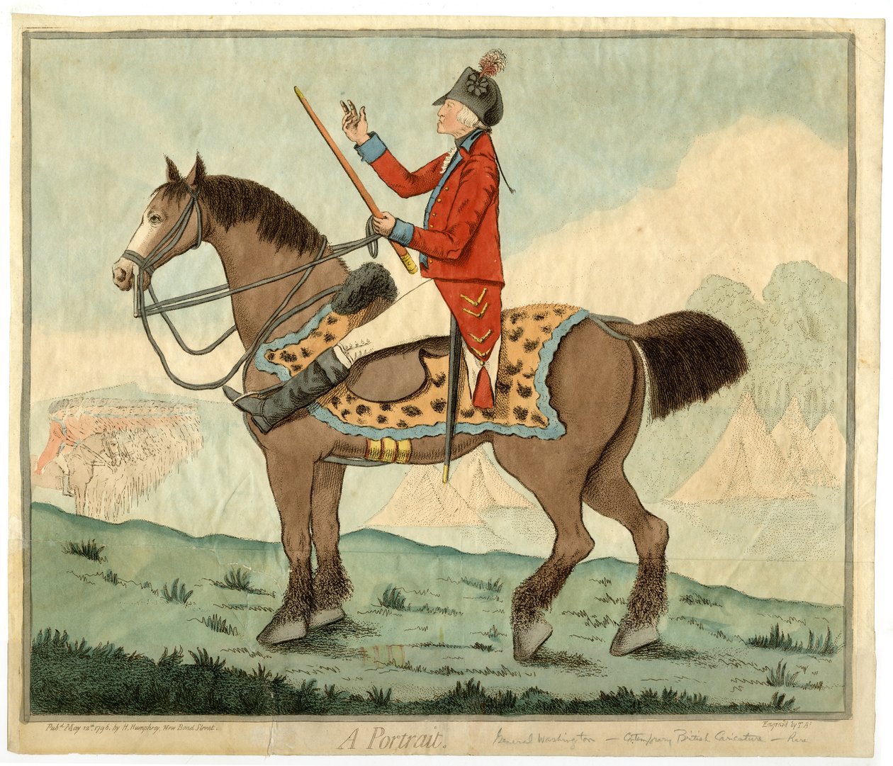 "Muotokuva" [George Washington] tekijältä English School