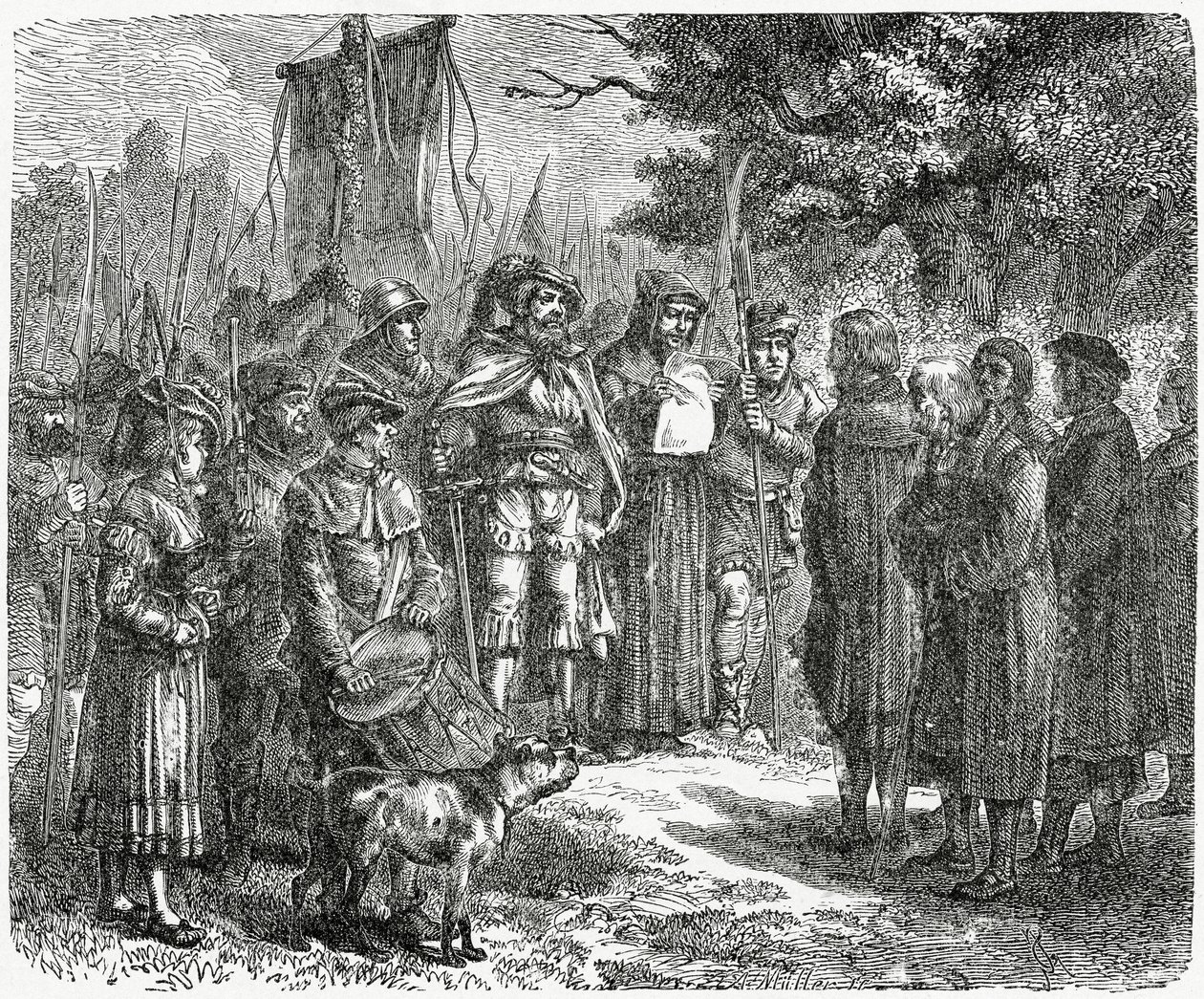 Ryöväriritari vaati kunniaa, 1882 tekijältä English School