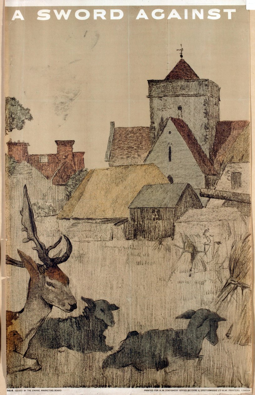 A Sword Against, sarjasta "Imperiumi seisoo rauhassa" (väri litho) tekijältä English School