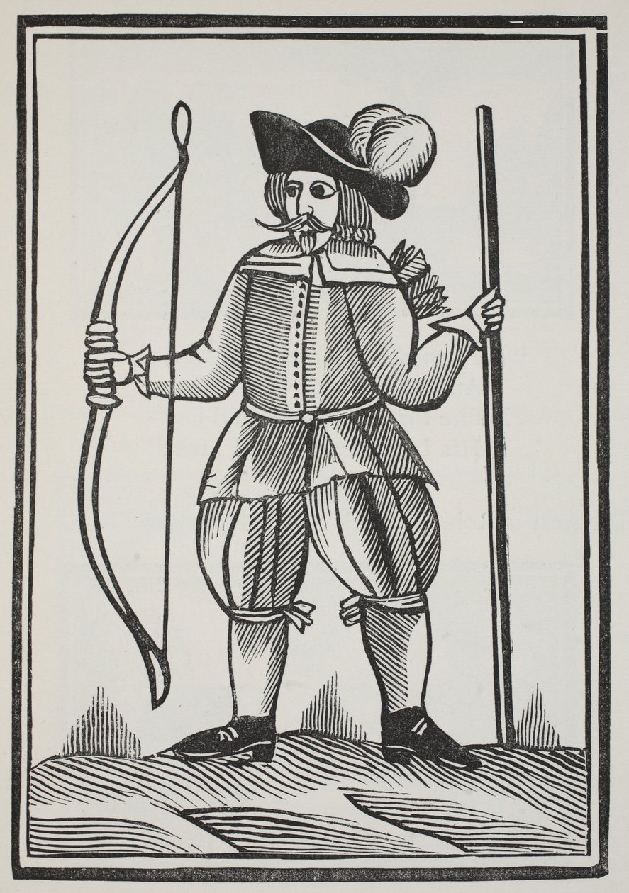 A True Tale of Robin Hood, kuvitus John Ashtonin kirjasta Chap-books of the Eightenth Century, pub. 1882 tekijältä English School