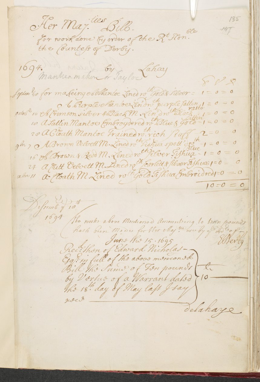 Kuninkaallinen asiakirja, Add MS 5751 A, f.135. tekijältä English School
