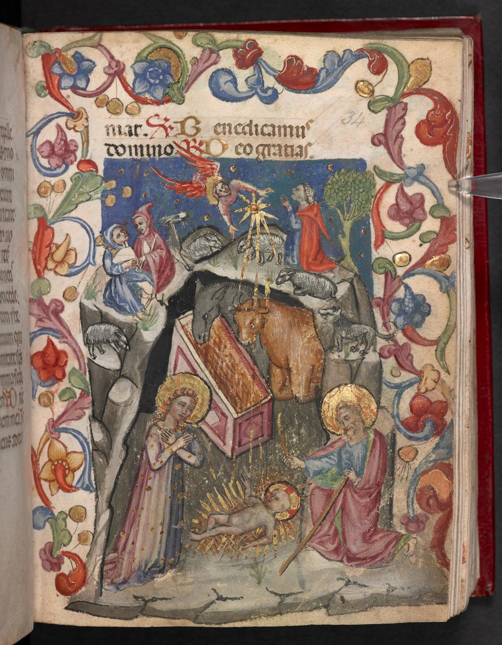 Lisätä. 17466, f.34r Syntymä tekijältä English School