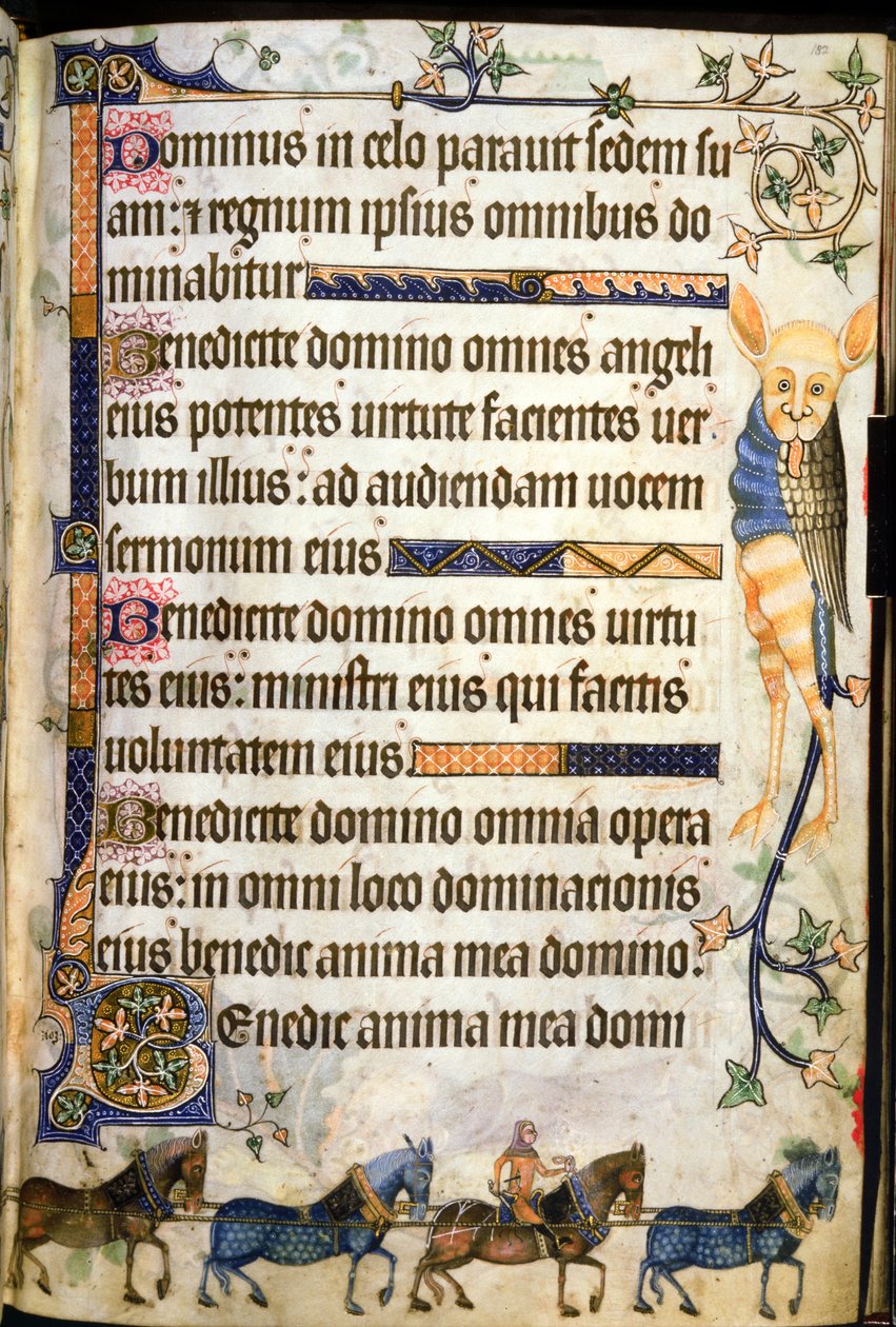 Lisää 42130 f.182 Tekstihevosten piirustusvalmentaja näkyy f.181v, 