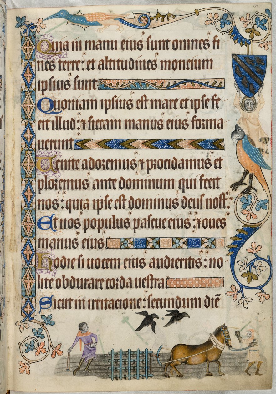 Lisätä. 42130 fol.171 Harrowing, 