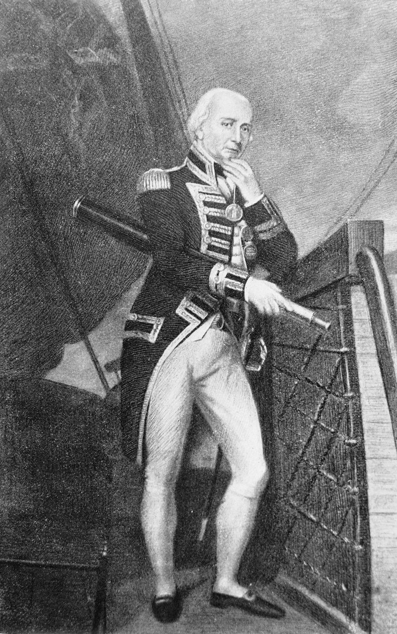 Amiraali Lord Collingwood (1750-1810) tekijältä English School
