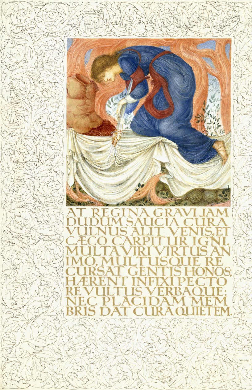 Aeneas ja Caumaen sibylla, 1874 - noin 1919 tekijältä English School