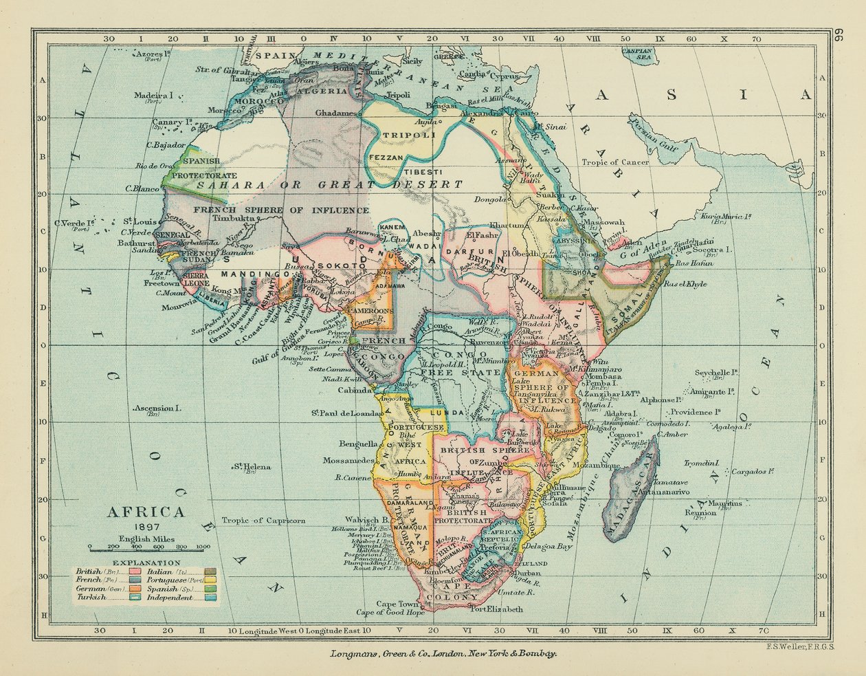Afrikka (värilitro) tekijältä English School
