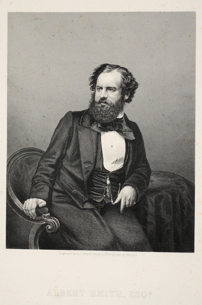 Albert Smith, Esq., pub. C. 1850 (kaiverrus) tekijältä English School