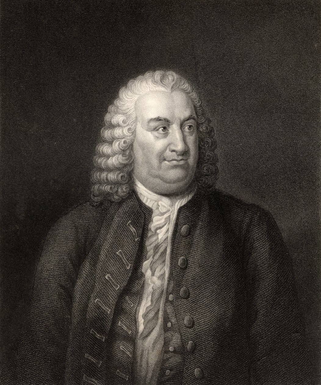 Albert de Haller, kaiverrettu W. Holl, "The National Portrait Gallery, Volume III", julkaistu noin 1820 tekijältä English School