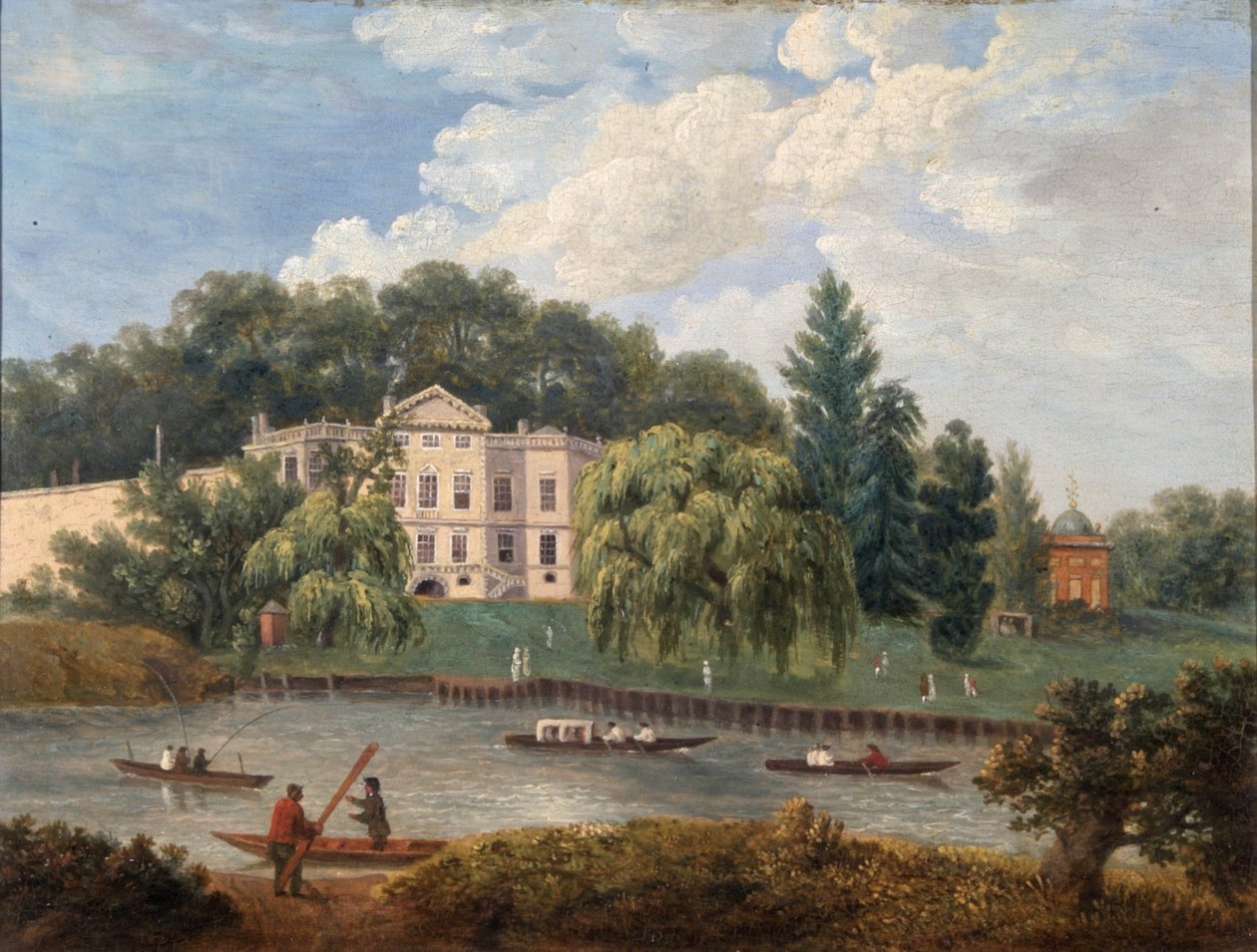 Alexander Popes House ja Earl Ferrers House, Twickenham, Middlesex tekijältä English School