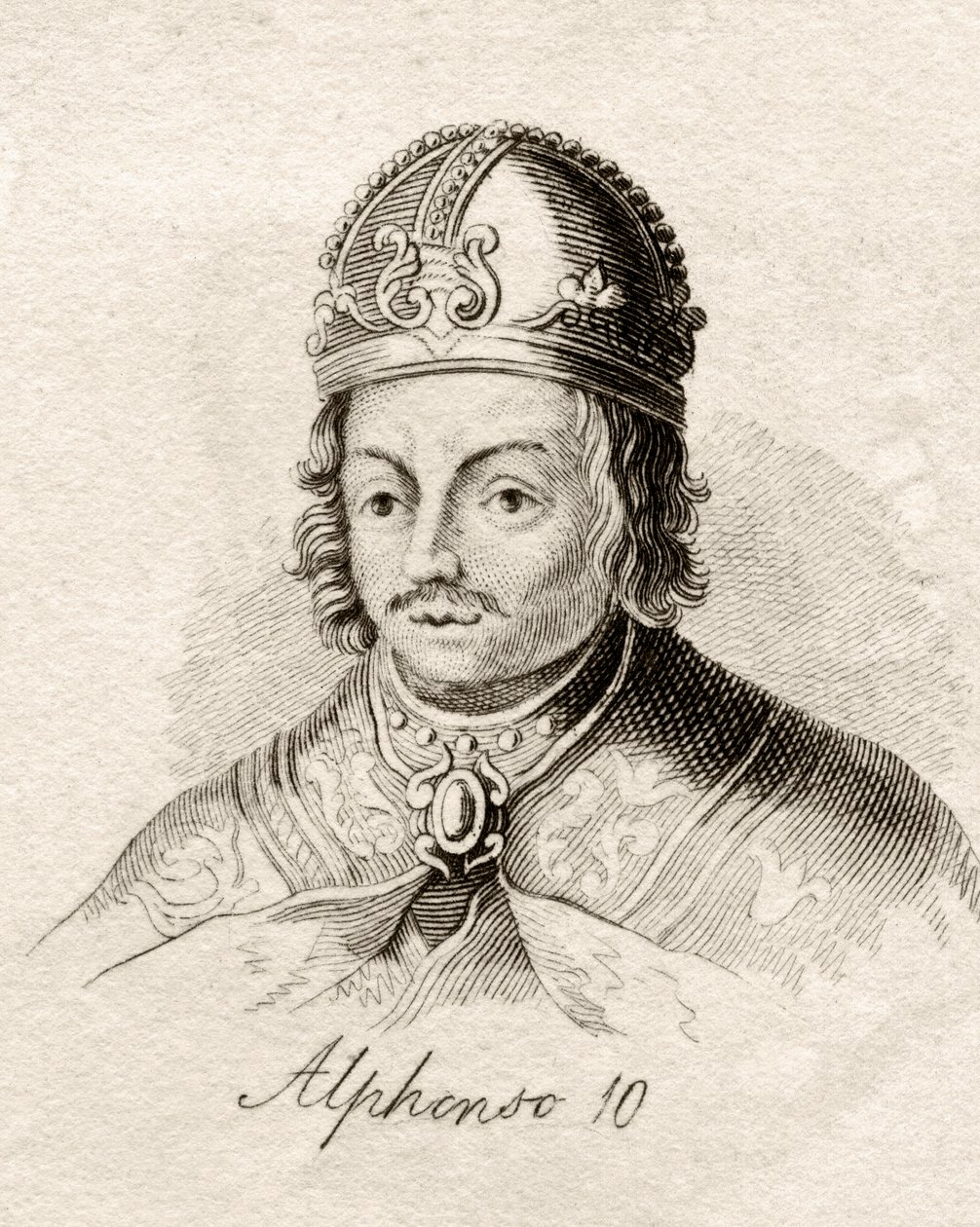 Alfonso X Castile, Crabbin historiallisesta sanakirjasta, julkaistu 1825 tekijältä English School