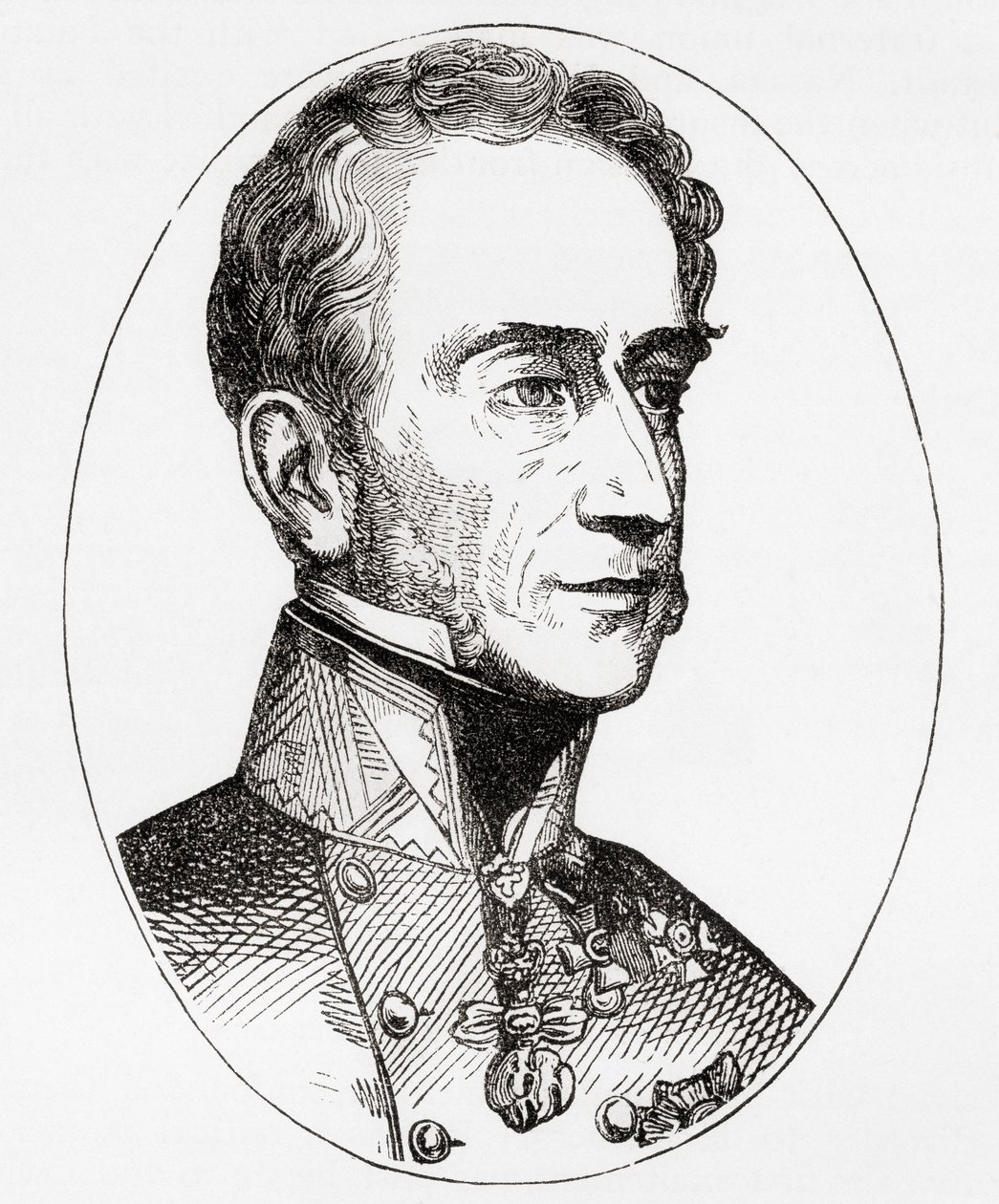 Alfred Candidus Ferdinand, Windisch-Gratzin prinssi, Itävallan armeijan kenttämarsalkka, Wardin ja Lockin kuvitetusta maailmanhistoriasta, julkaistu noin vuonna 1882. tekijältä English School