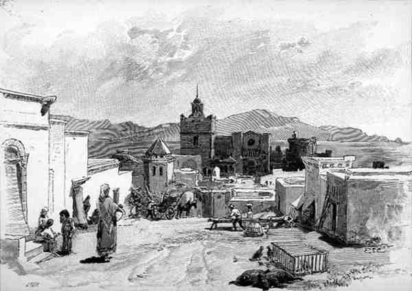 Almeria Cathedral, Almeria, Espanja, The Picturesque Mediterranean, Volume 3, julkaisija Cassell and Co. Ltd. tekijältä English School