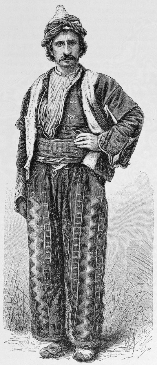 Armenialainen, teoksesta "Ihmiskunnan historia", osa III, professori Friedrich Ratzel, 1898. tekijältä English School
