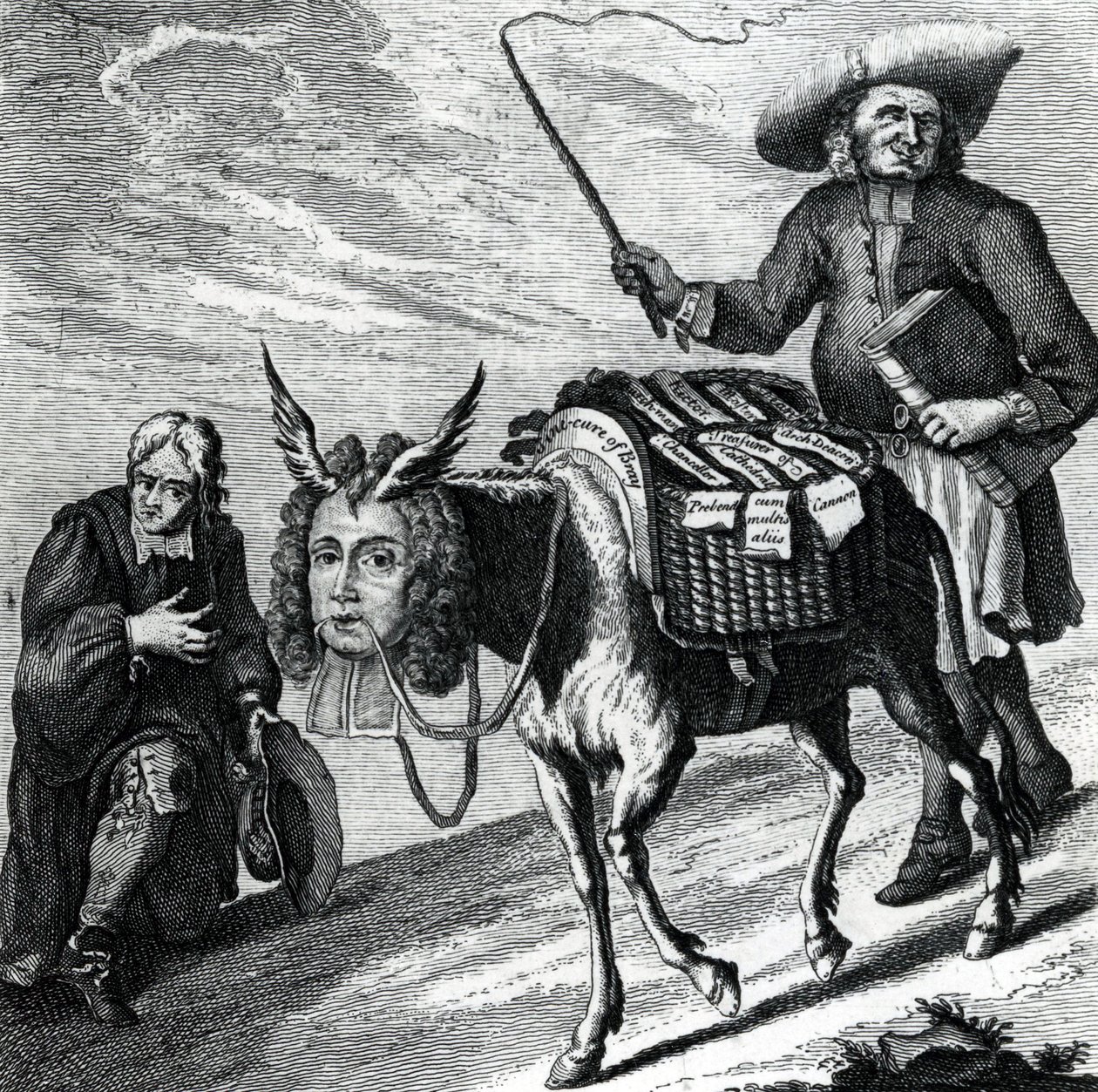 Aasi täynnä kirkon etuja, 1737 tekijältä English School