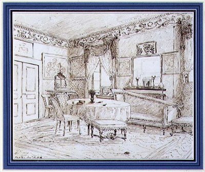 Englantilainen Regency-salonki, Lontoo tekijältä English School