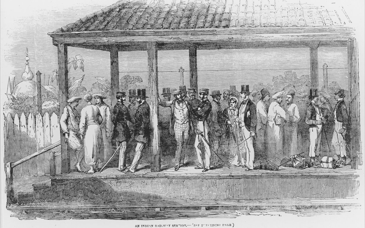 Intian rautatieasema, 1854 tekijältä English School