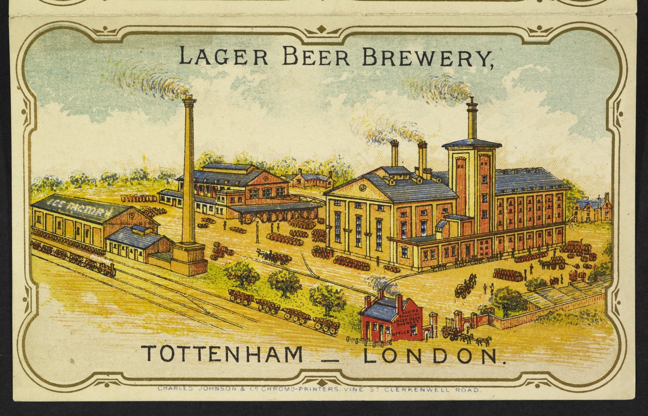 Kuva itävaltalais-baijerilaisesta Lager-olutpanimosta Tottenhamissa Lontoossa tekijältä English School