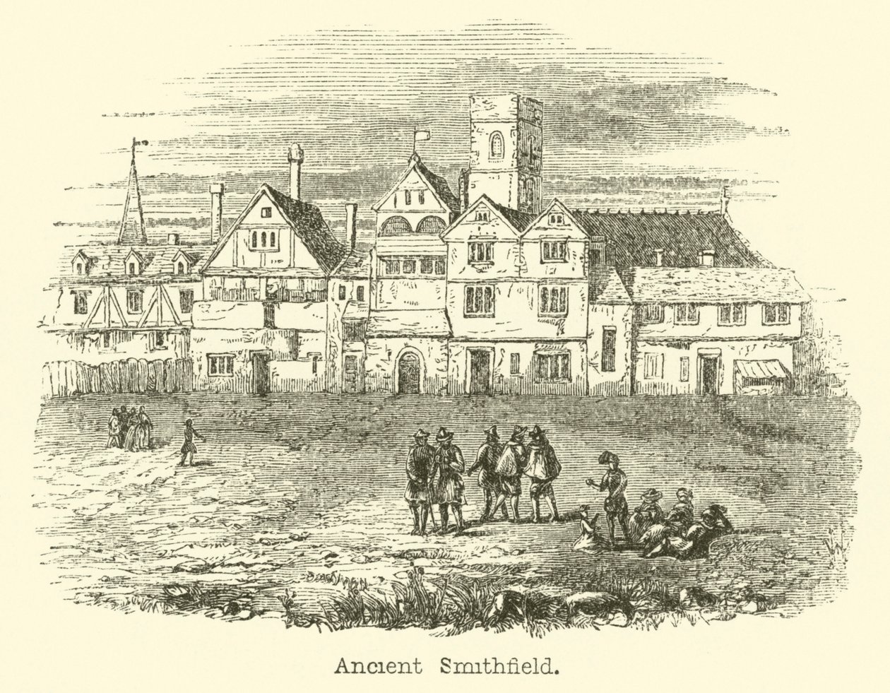 Muinainen Smithfield (kaiverrus) tekijältä English School