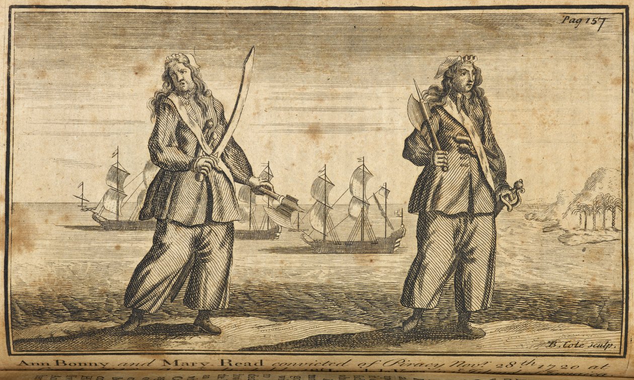 Ann Bonny ja Mary Read merirosvoja tekijältä English School