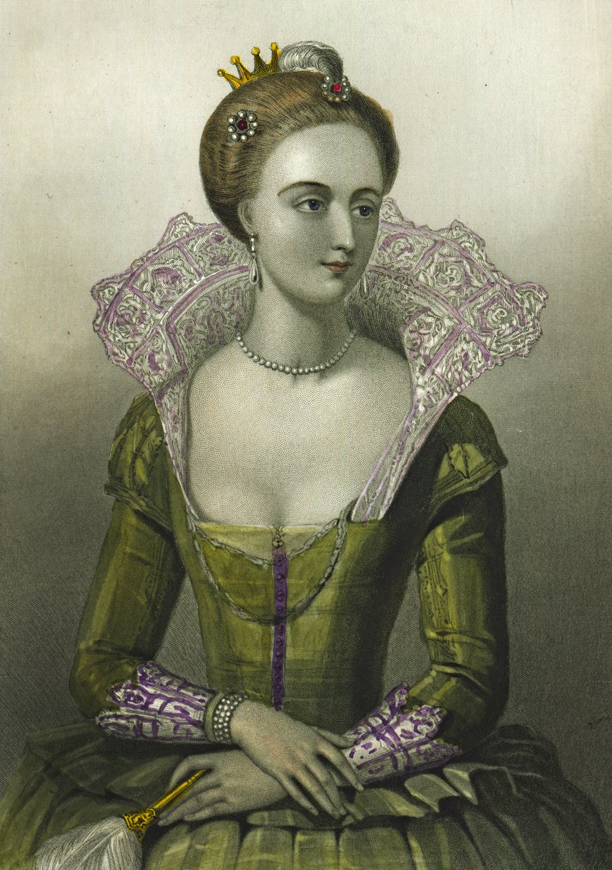 Anne Tanska, Ison-Britannian James I:n kuningatar puoliso, 1856 tekijältä English School