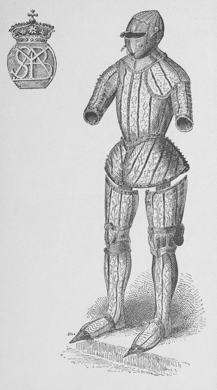 Kastilian kuningattaren Isabella I:n (1451-1504) panssari tekijältä English School