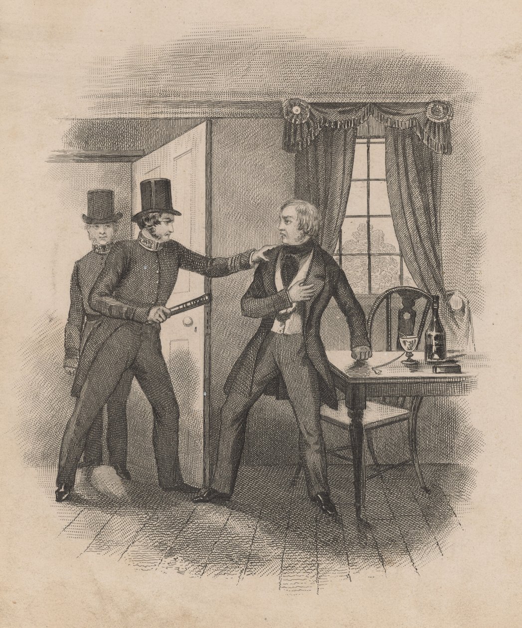 Frederick George Manningin pidätys (kaiverrus) tekijältä English School