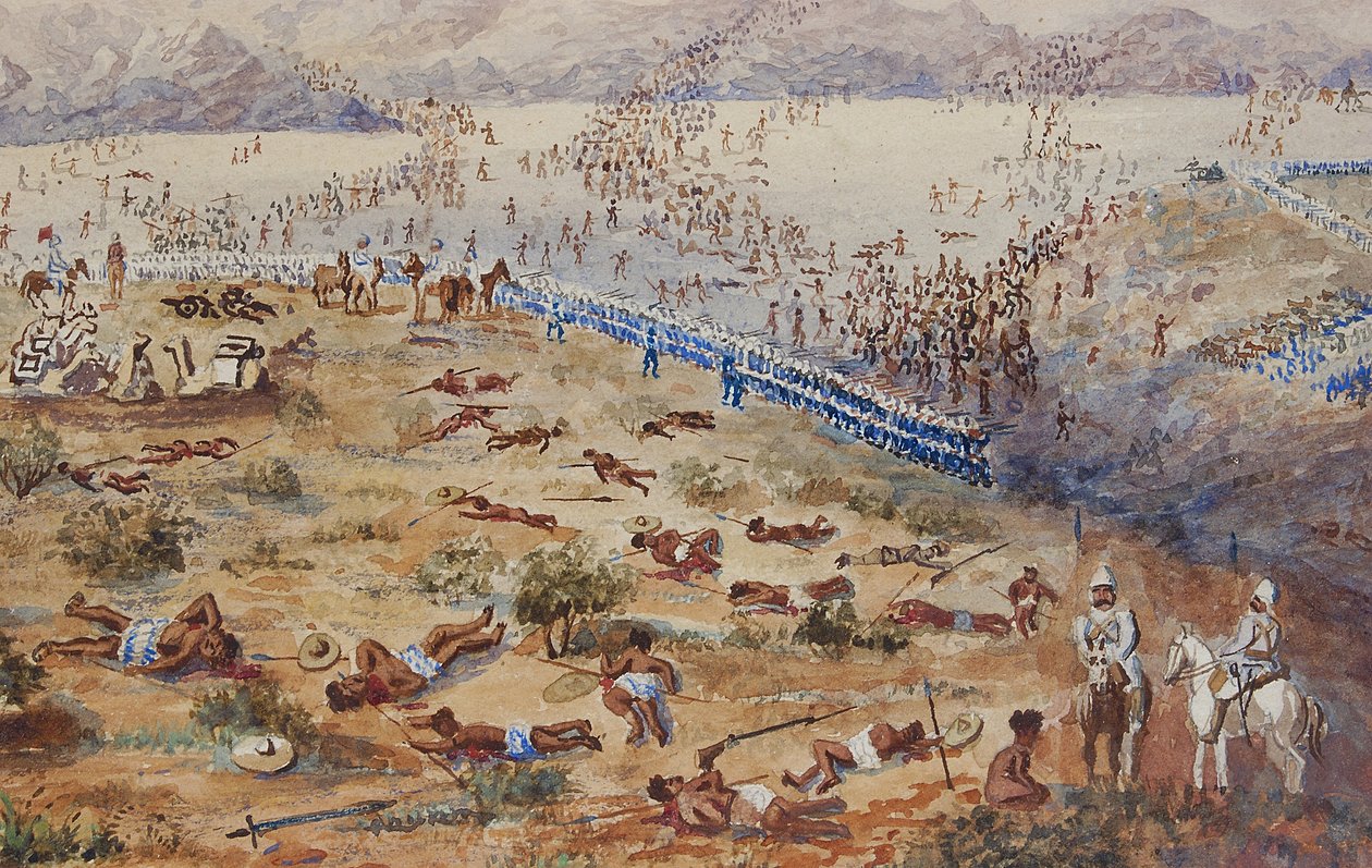 Battle of Tamai, 1884 tekijältä English School