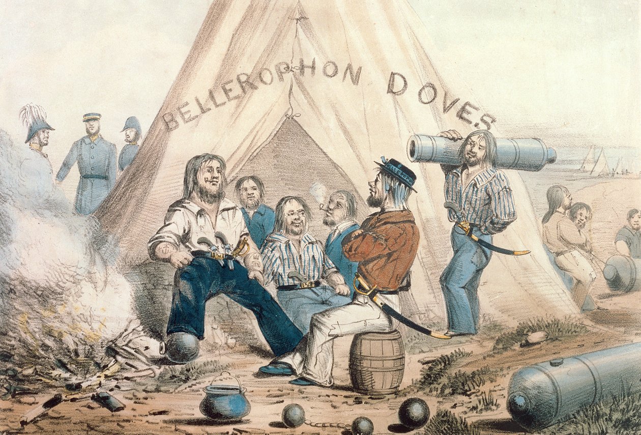 Bellerophon Doves, Merimiesten leiri ennen Sebastopolia, julkaistu vuonna 1854 tekijältä English School