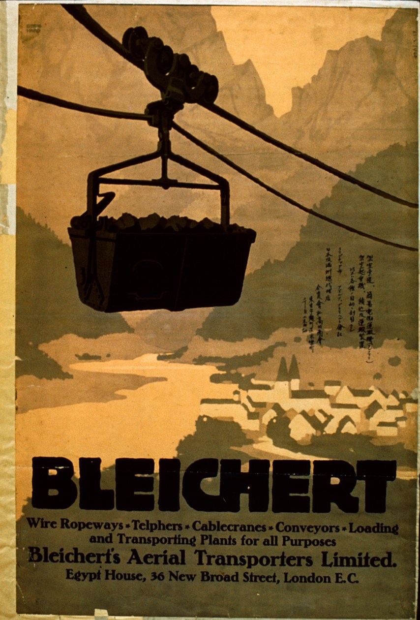 Bleichert Engineering -juliste tekijältä English School