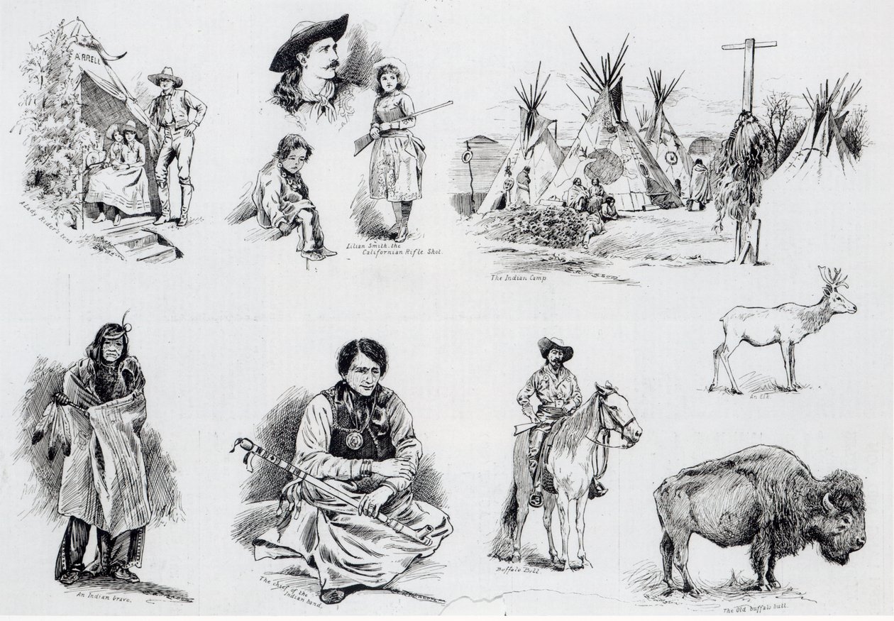Buffalo Bills Wild West Show, 1887 tekijältä English School