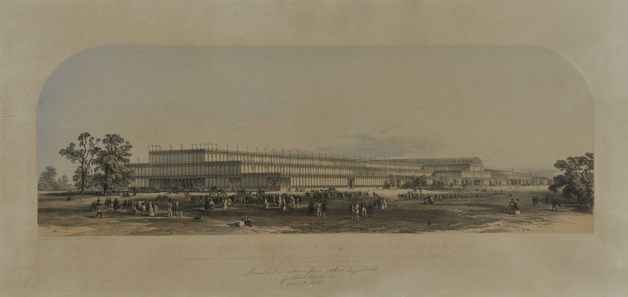 Rakennus Lontoon suurta näyttelyä varten, 1851 tekijältä English School