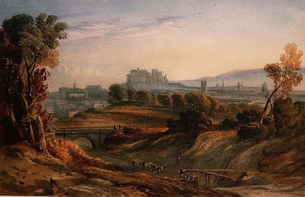 Rautatien rakentaminen Edinburghissa tekijältä English School